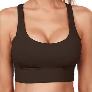 Nike yoga brown sports tank
